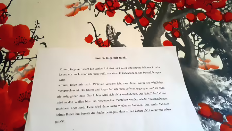 Komm, folge mir nach! / © Sr. Emmanuela (privat) Komm, folge mir nach! / © Sr. Emmanuela (privat)