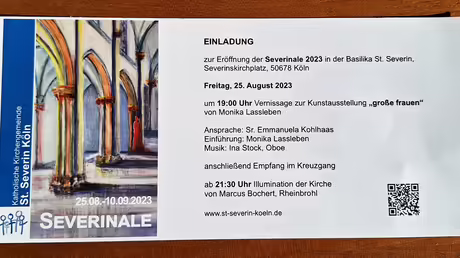 Einladung / © Sr. Emmanuela (privat) Einladung / © Sr. Emmanuela (privat)