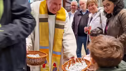 Ökumenischer und mehrsprachigen Gottesdienst zur EM am 15.06.2024 im Kölner Dom. / © Johannes Schröer (DR) Ökumenischer und mehrsprachigen Gottesdienst zur EM am 15.06.2024 im Kölner Dom. / © Johannes Schröer (DR)