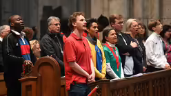 Ökumenischer und mehrsprachiger Gottesdienst zur EM am 15.06.2024 im Kölner Dom. / © Beatrice Tomasetti (DR) Ökumenischer und mehrsprachiger Gottesdienst zur EM am 15.06.2024 im Kölner Dom. / © Beatrice Tomasetti (DR)