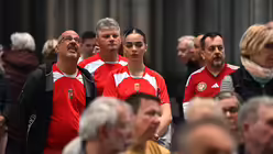 Ökumenischer und mehrsprachiger Gottesdienst zur EM am 15.06.2024 im Kölner Dom. / © Beatrice Tomasetti (DR) Ökumenischer und mehrsprachiger Gottesdienst zur EM am 15.06.2024 im Kölner Dom. / © Beatrice Tomasetti (DR)