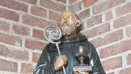Benediktstatue in der Klosterkirche / © Sr. Emmanuela (privat) Benediktstatue in der Klosterkirche / © Sr. Emmanuela (privat)