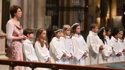 Hochamt mit Erstkommunionfeier am sechsten Sonntag der Osterzeit im Kölner Dom / © Beatrice Tomasetti (DR) Hochamt mit Erstkommunionfeier am sechsten Sonntag der Osterzeit im Kölner Dom / © Beatrice Tomasetti (DR)