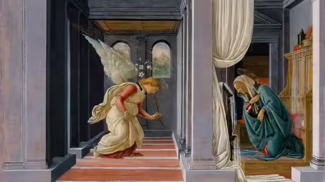 Die Verkündigung von Botticelli (1485-92) / © Everett Collection (shutterstock) Die Verkündigung von Botticelli (1485-92) / © Everett Collection (shutterstock)
