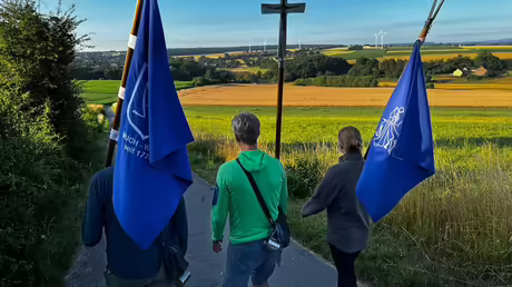 Pilger auf dem Weg von Much nach Werl (privat) Pilger auf dem Weg von Much nach Werl (privat)